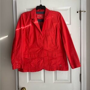 Eddie Bauer Women's Vibrant Red Blazer